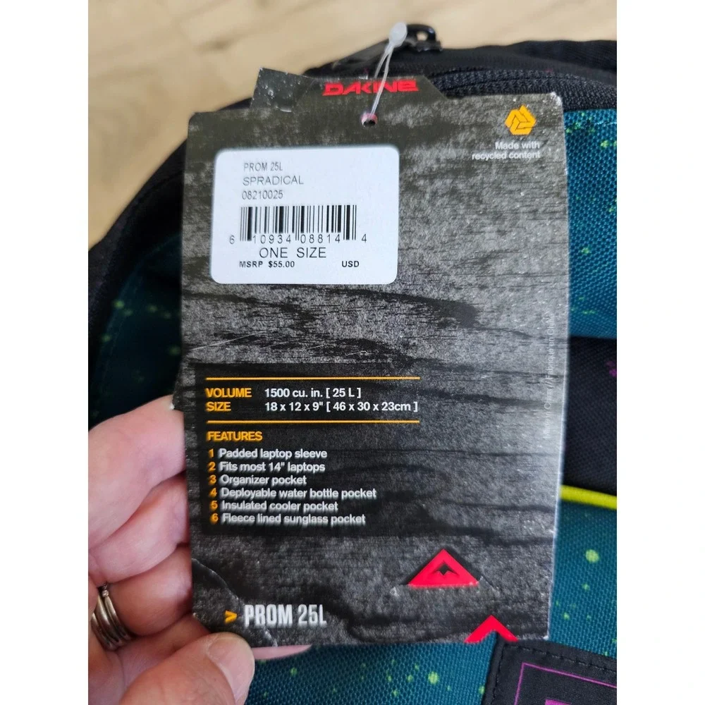 Dakine Prom 25L Backpack in speckled 